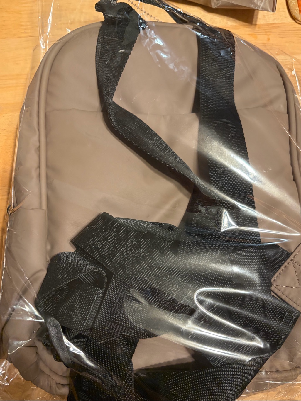 Calpak Mini Backpack - Taupe Oatmeal Color Nwot — image 3 of 6